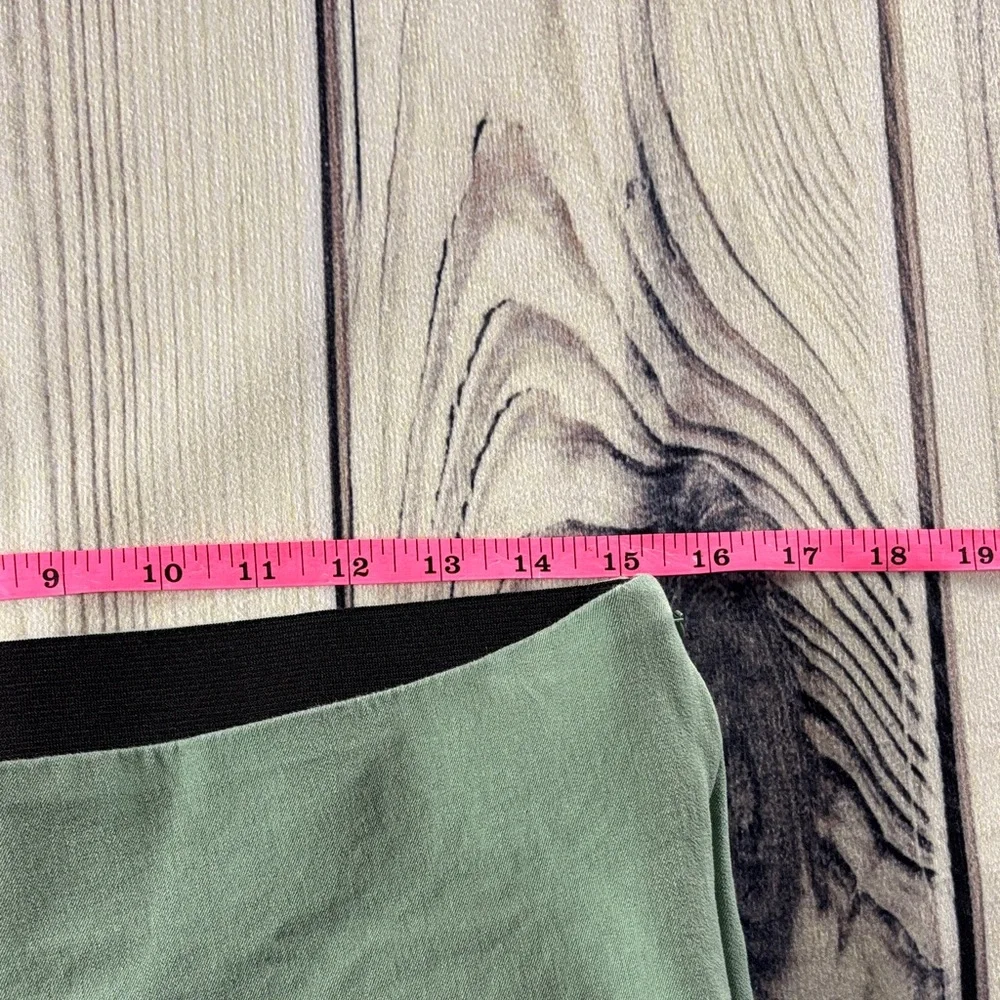 a new day Sage Green Side Zip Chinos Pants Spring Size 10 - Picture 6 of 11